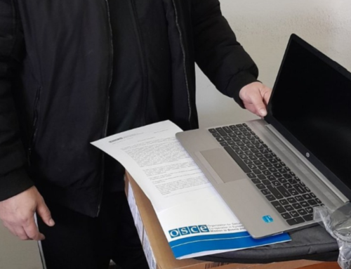 OSCE poklonio laptop Udruženju u znak podrške budućim aktivnostima